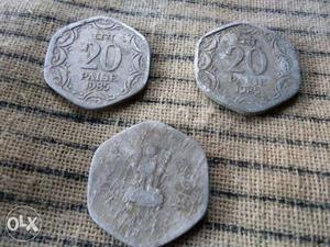 Three 20 Indian Paise