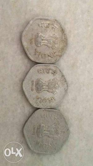 Three Silver Commemorative Coin