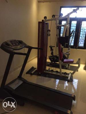 Treadmill and home gym for sale