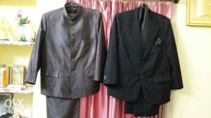Two Black And Gray Suit Jackets 3 time used xl seize