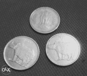 Urgent sale 25 paisa Rhino coin of 