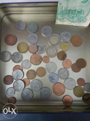 Various countries coins total 30 coins