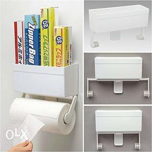 White Toilet Paper Roller