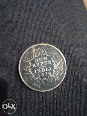 1 rupees coin Victoria queen 