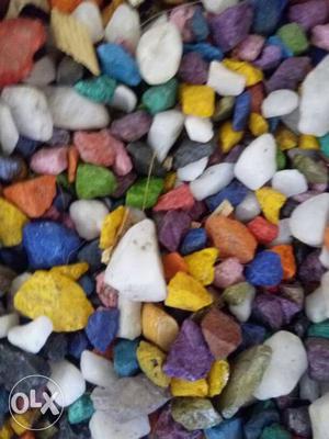 12 KGS of multi colored gravel