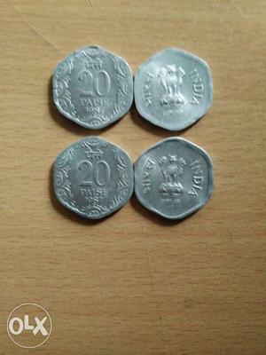 4 coins of 20 paise only at 200 limited period