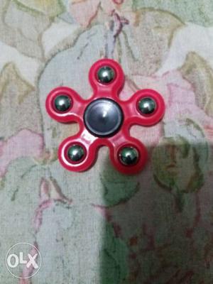 5-axis Red And Black Hand Spinner