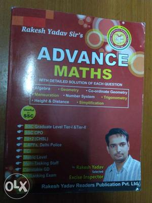 Advance Maths Rakesh Yadav. New Book. only one