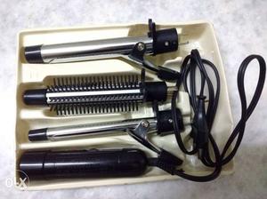 Black And Gray Curling Iron
