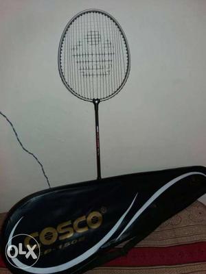 Black Cosco Badminton Racket With Bag