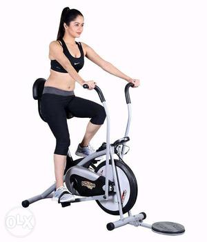 Brand Body Gym Air Bike Platinum DX Exercise Cycle With Back