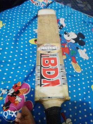 Brown And Red BDM Cricket Bat