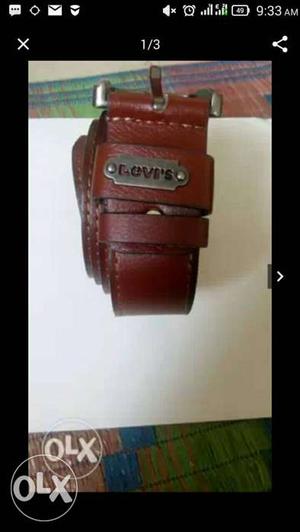 Brown Levi's Leather Belt
