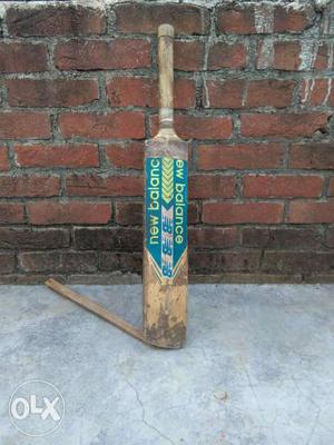 Brown New Balance Cricket Bat