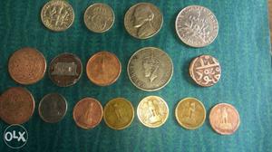Copper, Silver And Gold Coins