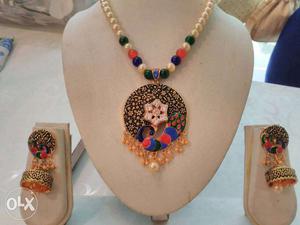Copper base jewellery Antique necklace