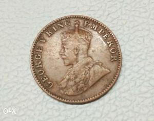 George V king Emperor  Coin