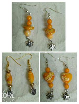 Handmade earrings, pick any one for Rs.75. Its