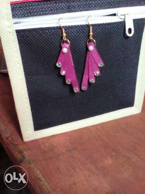 Handmsde earring and jhumka two pair