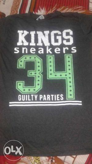 Kings Sneakers Printed Crew-neck T Shirt