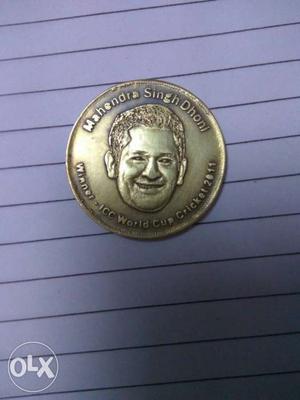 Mahendra Singh Dhoni Coin