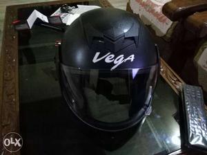 New Black Vega Full-face Helmet