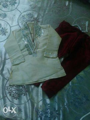 New kurta and pajami for 0-3 months baby