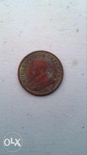 Old british time indian 1/4 ANNA coin