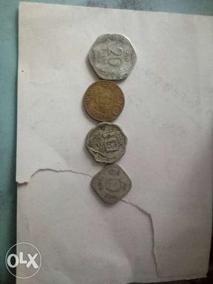 Old rear coin 10 paisa 20 paisa 5 paisa