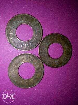One Paisa - Pre Independence Coins -