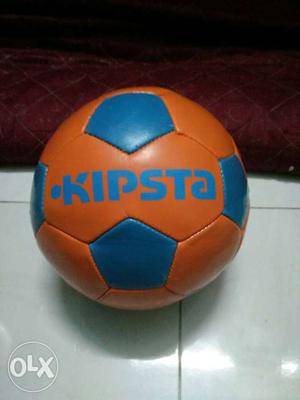 Orange And Blue Kipsta Soccer Ball