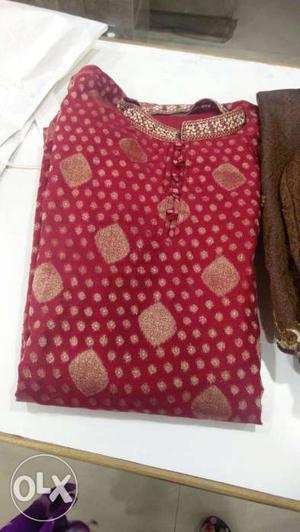 Party wear kurta Georgette material not even wore