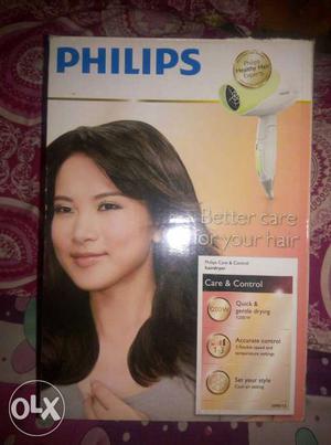 Philips hair dryer w. Groom your hair.