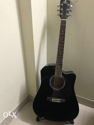 Pluto Acoustic Guitar + Plug in (Free guitar stand)