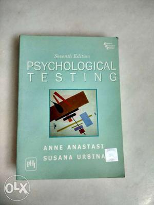 Psychological testing by Anne Anastasi and Susana