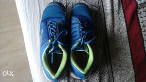 Reebok,25 cm shoes.Green and blue colour. excellent