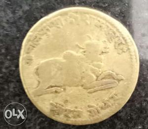 Round antique Coin