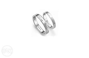 SilVeR PLaTeD LoVe FoReVeR PRoMise Couple RinG