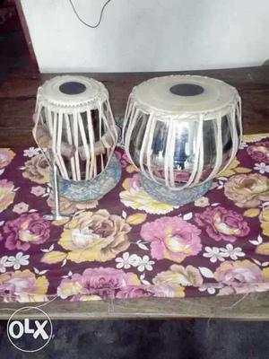 White And Brown Tabla
