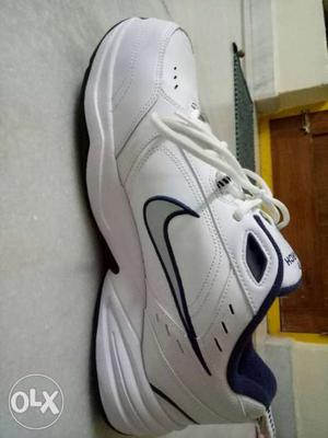 White Nike Running Shoe