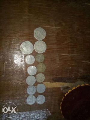 10 paisa and 25 paisa coin
