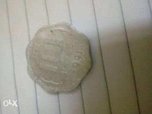 10 paise coin  of India, 26 yrs old coin.