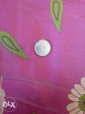 10paise Round Silver Coin