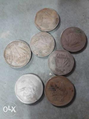 7 pices indian old coins only 700