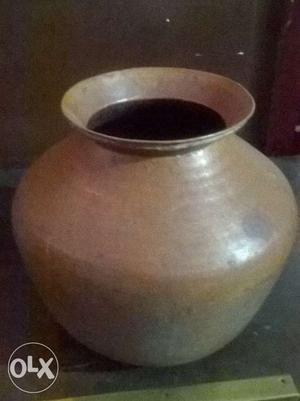 Antique large copper pot