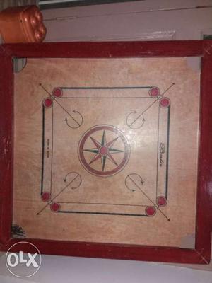 Big size carrom board with marble striger and all