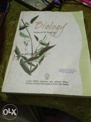 Biology book only front cover not there.