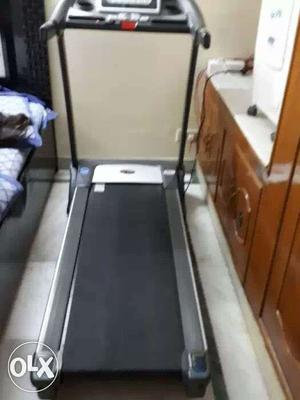 Black, Gray, And Red Treadmill