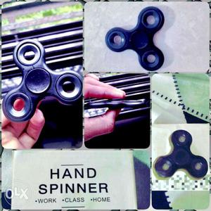 Black Steel Hand Spinner