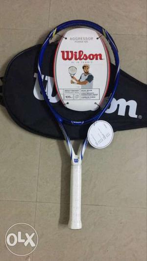 Brand new Wilson Aggressor power 105 lawn tennis
